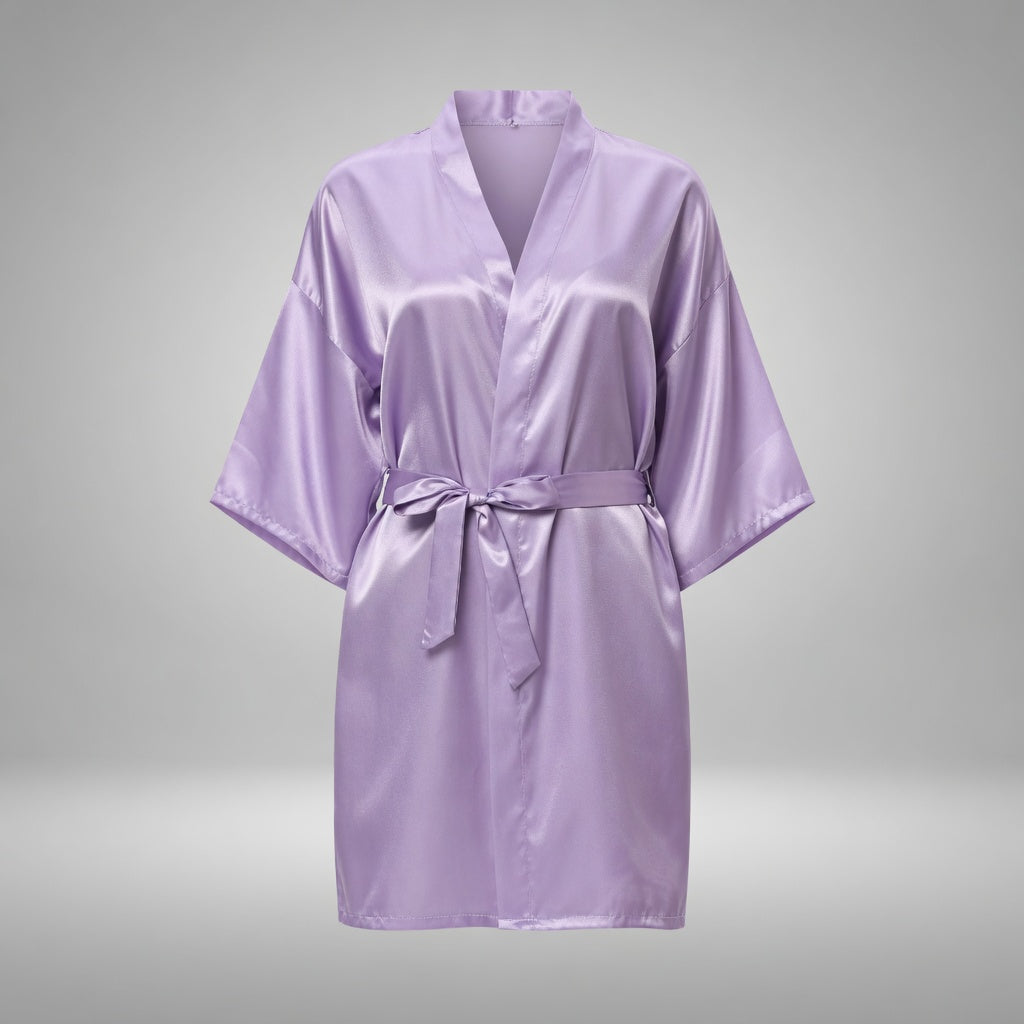Vela Signature Silk Kimono Robe