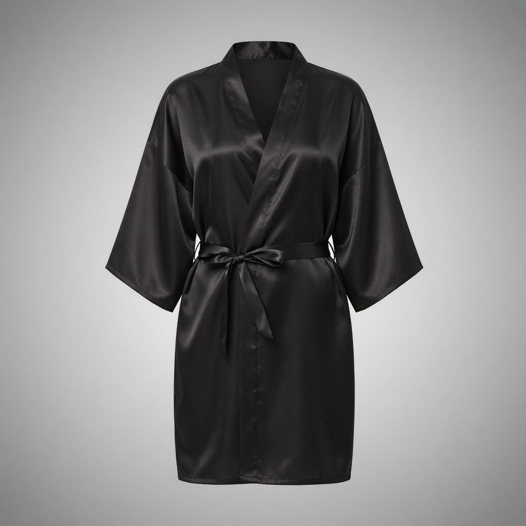 Vela Signature Silk Kimono Robe