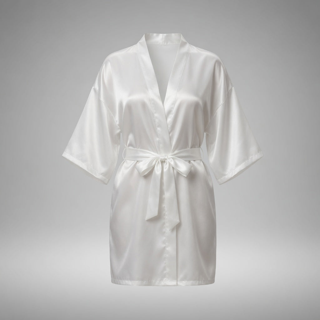 Vela Signature Silk Kimono Robe