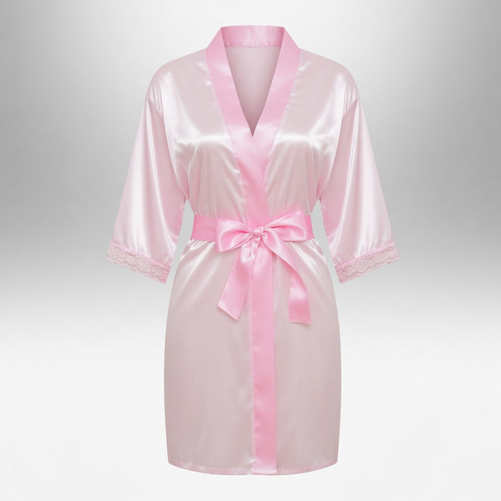 Vela Signature Silk Kimono Robe