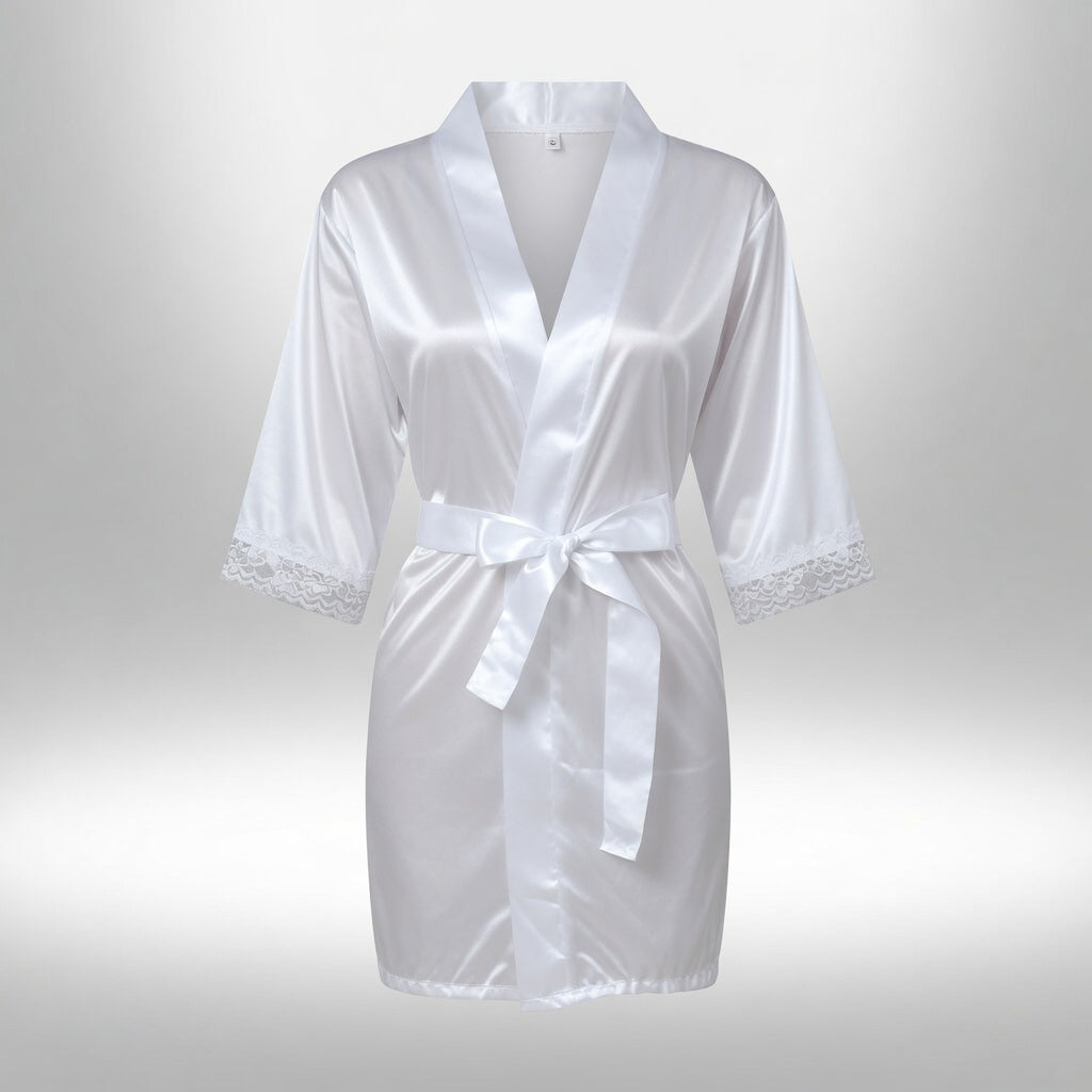 Vela Signature Silk Kimono Robe