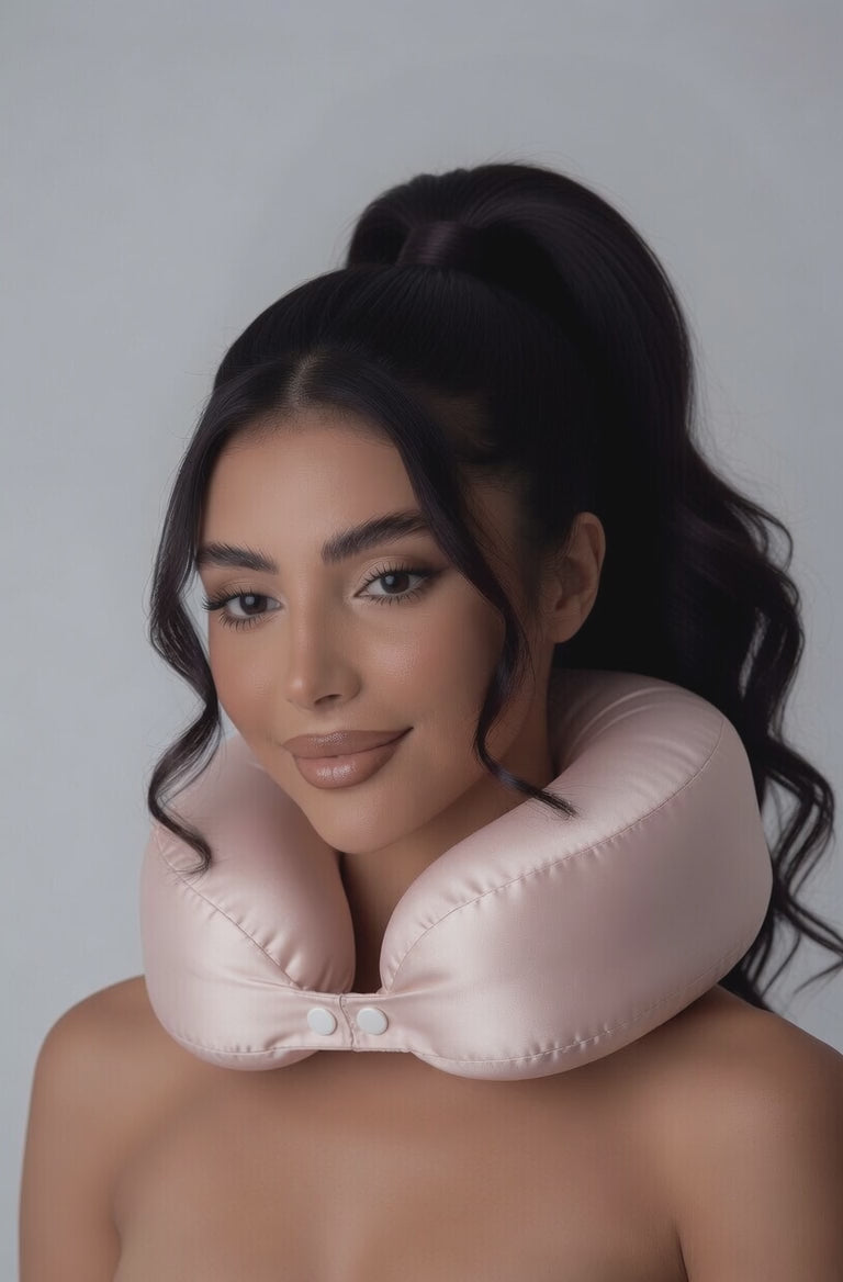 Vela Silk U-Shaped Travel Neck Pillow